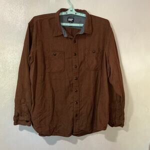 LANDS END MENS BUTTON DOWN SHIRT SIZE XXL